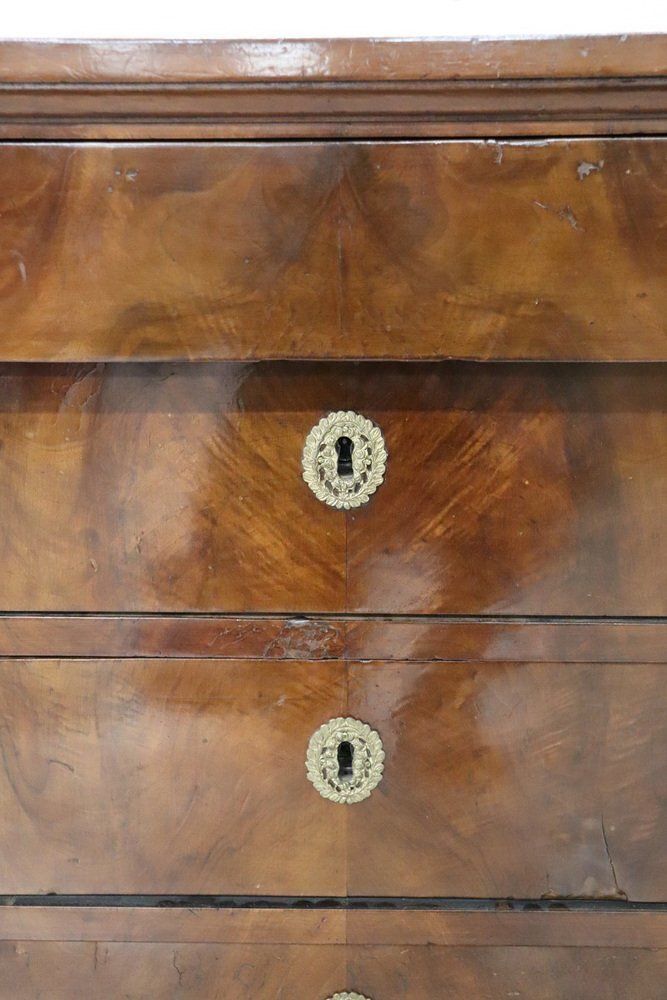 Antique Early 19th Century Walnut Chest Of Drawers photo furniture