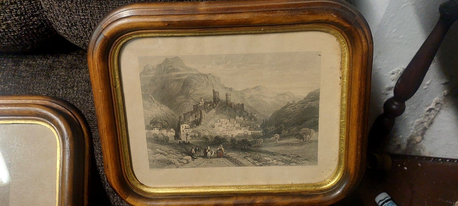 Thomas Abiel Prior 1809 1886 Lot Three Gold Wood Frame Engravings photo 149.0