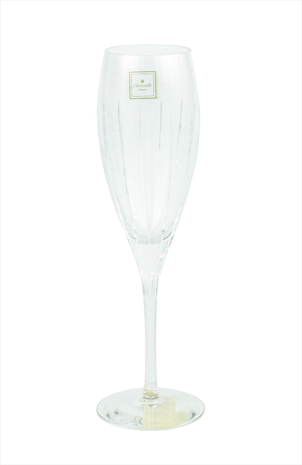 1990s Blown Crystal Champagne Flutes From The 'Iriana' Collection With Box By Christofle, France photo furniture