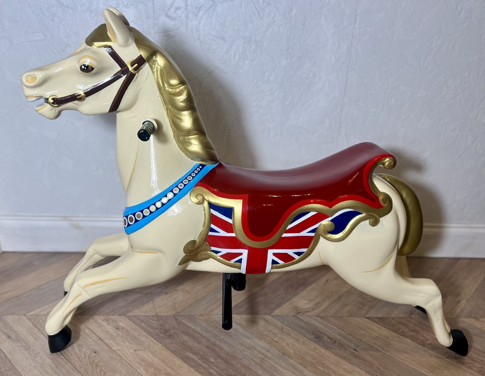 Rare Large Fairground Carousel Jumper Horse – Floor Standing Statement Piece