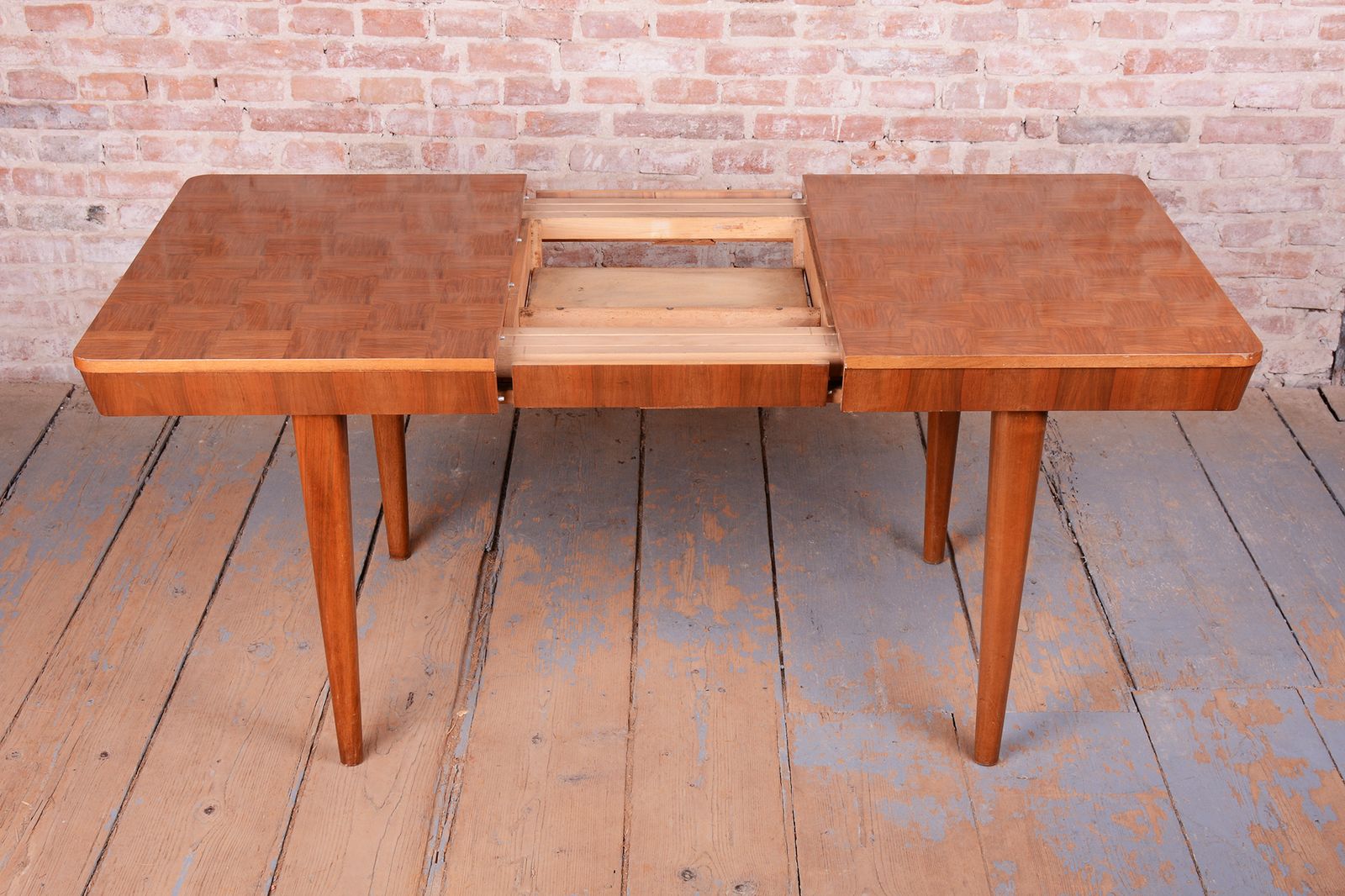 Restored Art Deco Dining Table, By Jindřich Halabala, Up Závody, Czech, 1940s photo for sale