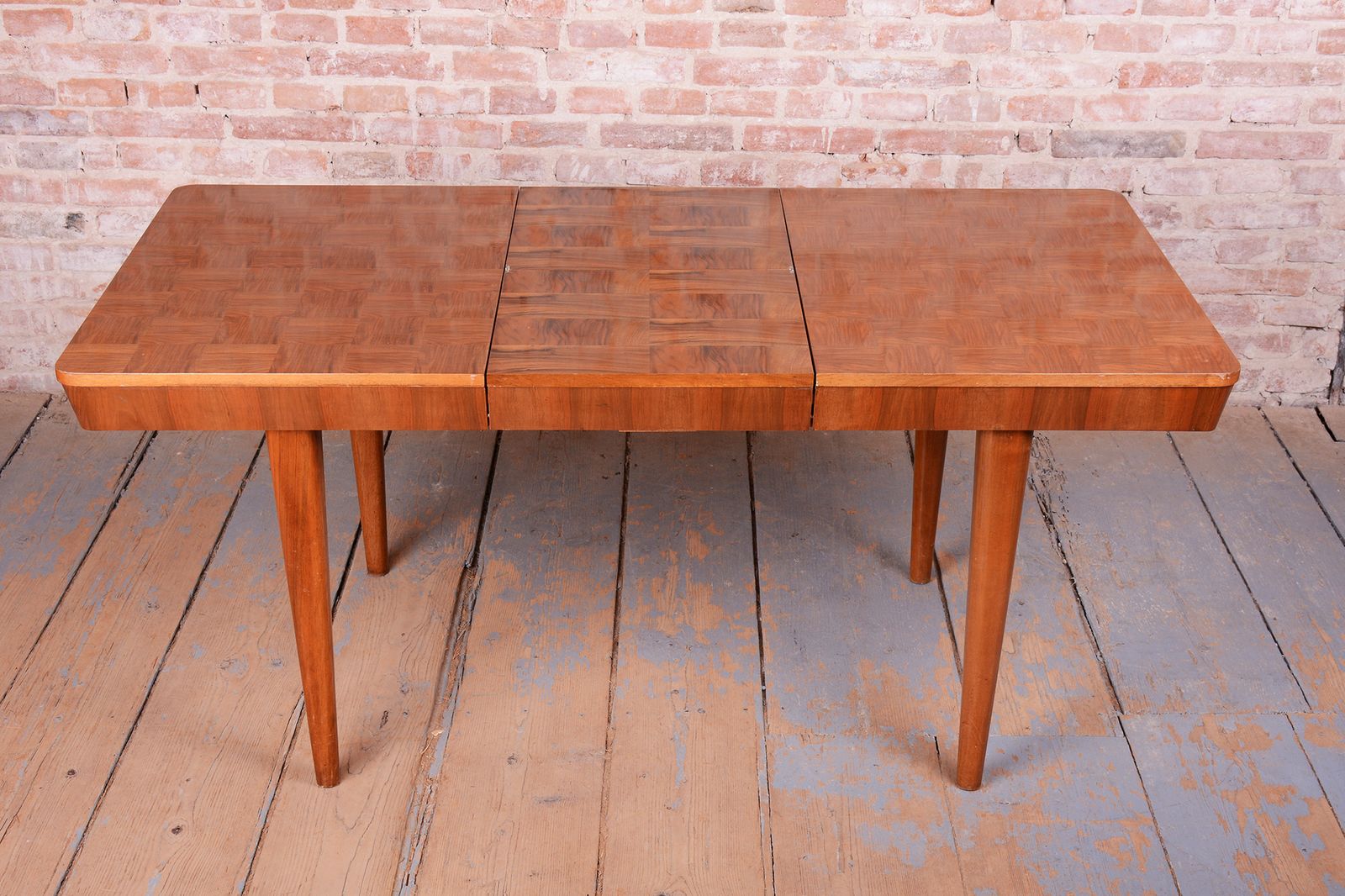 Restored Art Deco Dining Table, By Jindřich Halabala, Up Závody, Czech, 1940s photo 650.0