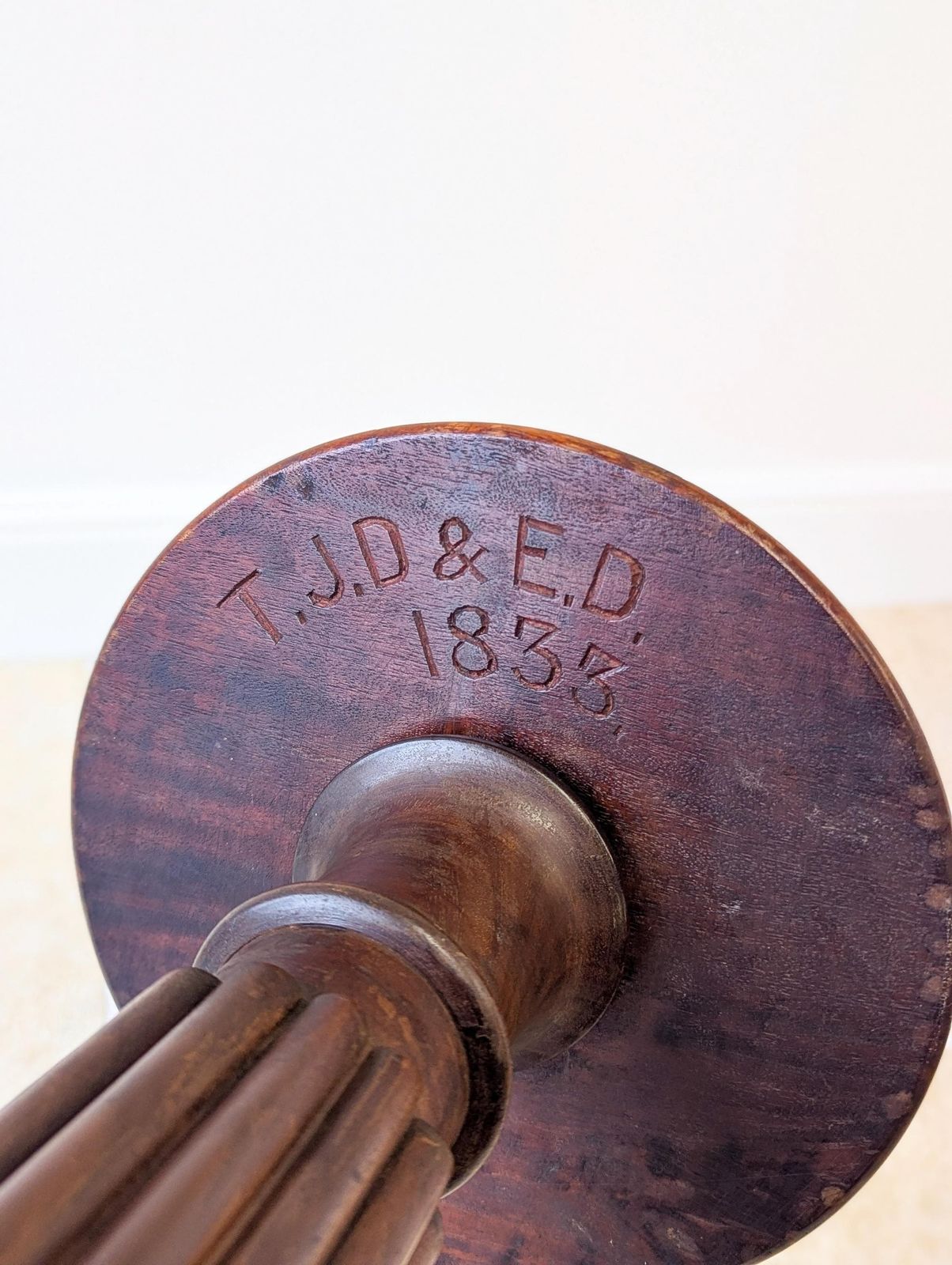 photo buy Antique William IV Mahogany Torchere C.1830