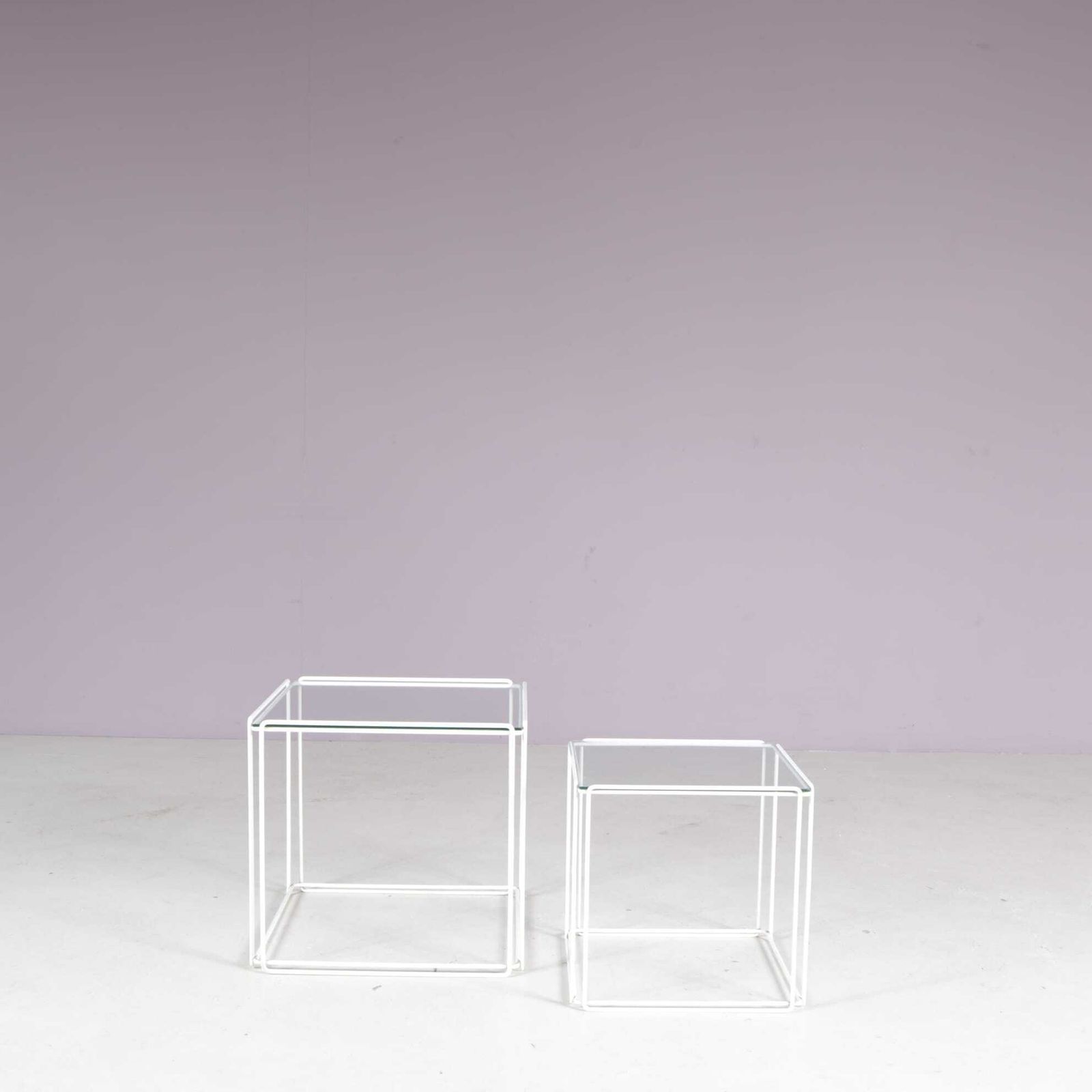 1960s Pair Of “Isocele” Side Tables By Max Sauze, France photo buy