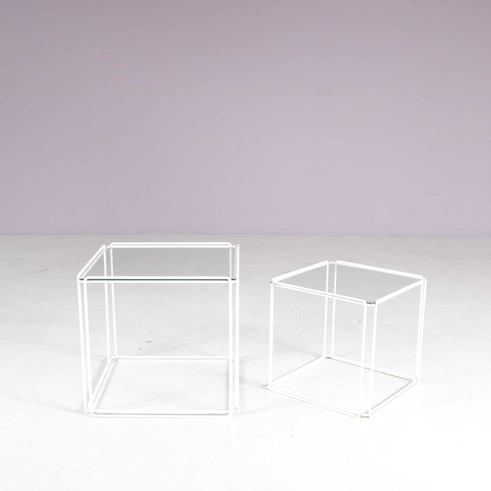 photo furniture 1960s Pair Of “Isocele” Side Tables By Max Sauze, France