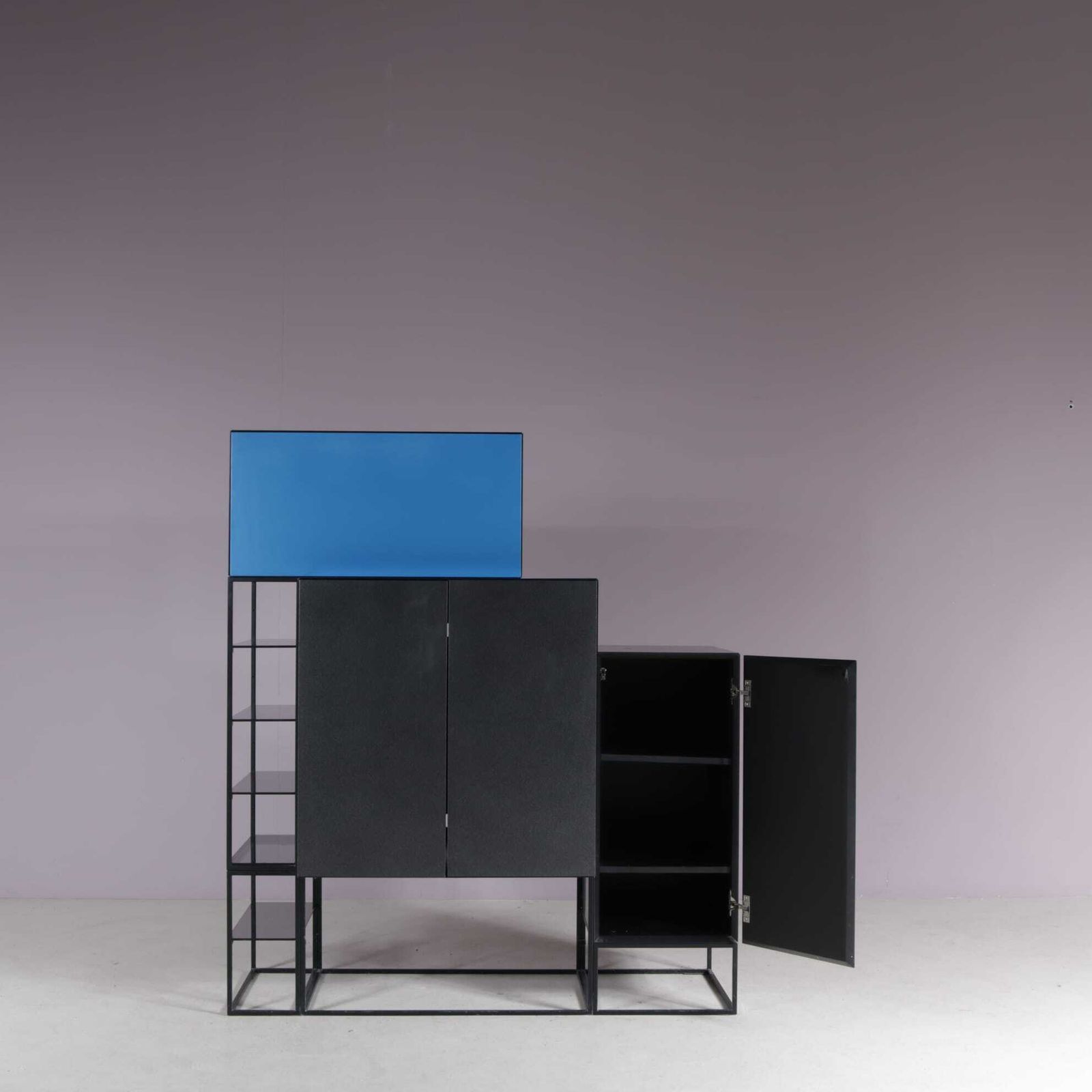 1980s “Vision” Cabinet By Pierre Mazairac & Karel Boonzaaijer For Pastoe, Netherlands photo vintage