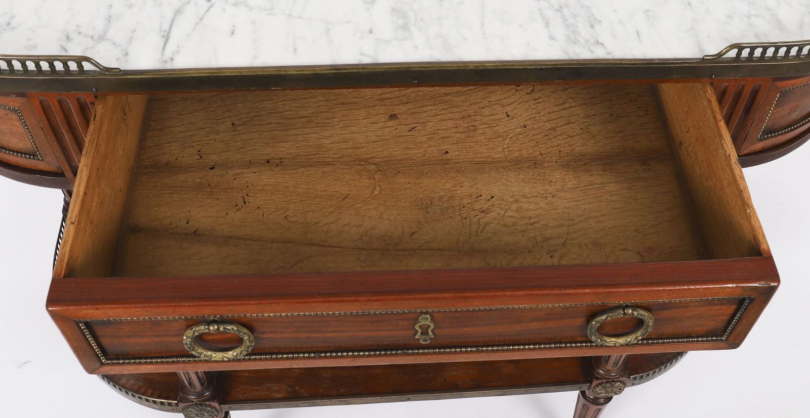 Antique French Directoire Mahogany Console C1840 19th Century photo 2750.0