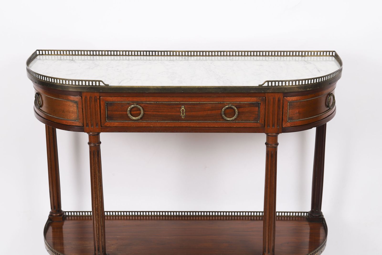 Antique French Directoire Mahogany Console C1840 19th Century photo buy