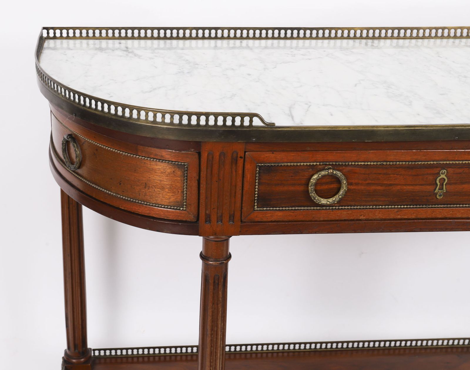 photo for sale Antique French Directoire Mahogany Console C1840 19th Century
