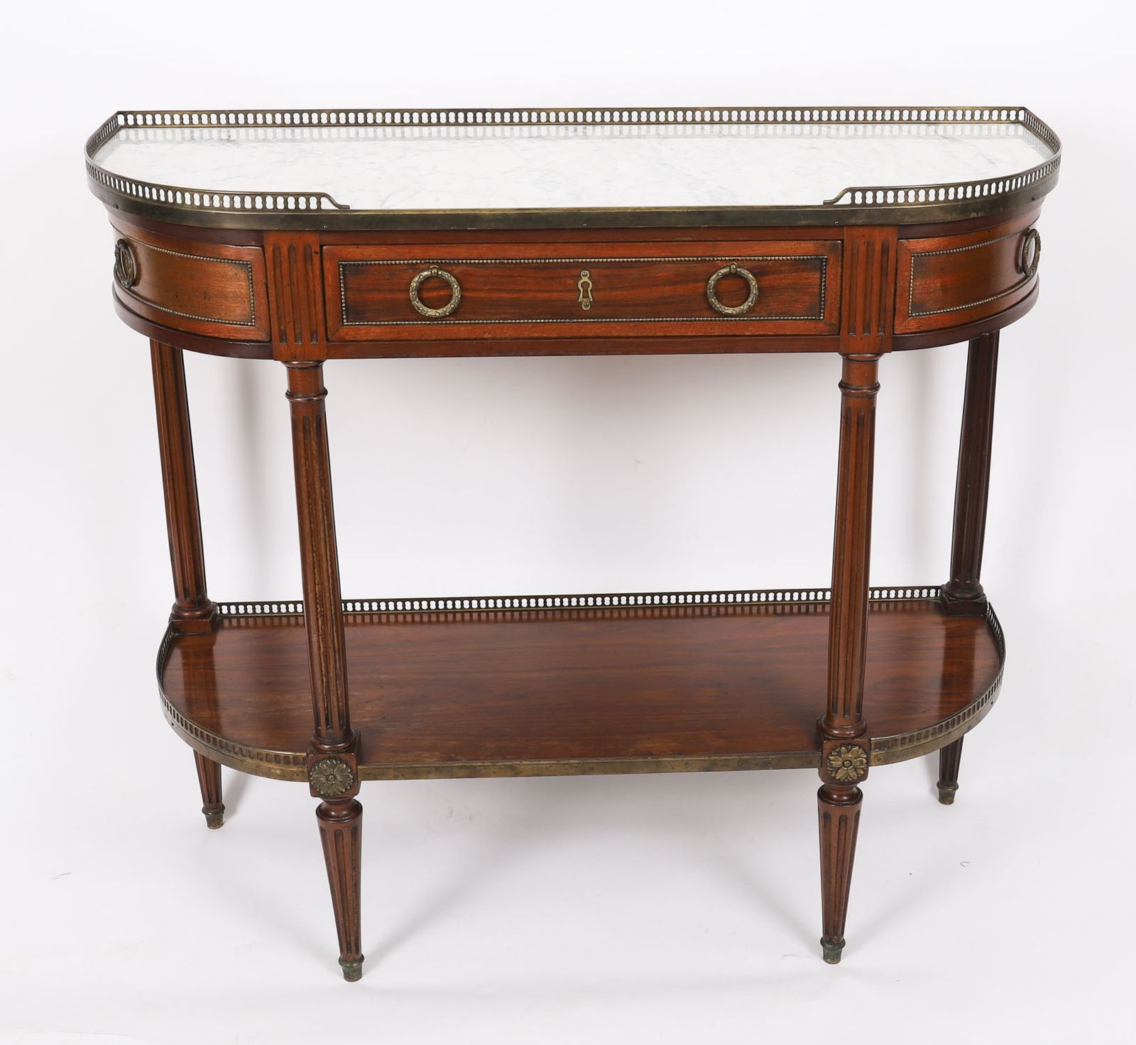 photo buy Antique French Directoire Mahogany Console C1840 19th Century