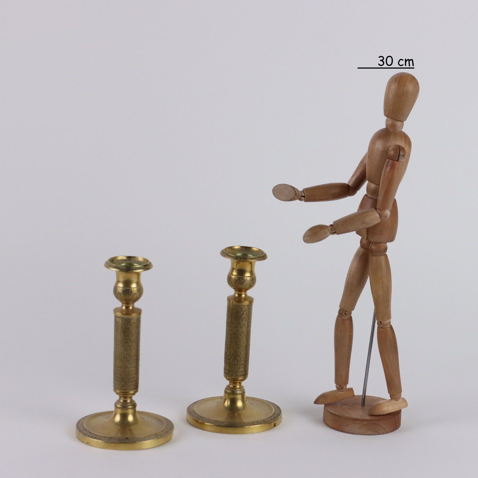 Antique Candle Holders Bronze Europe XIX Century photo furniture