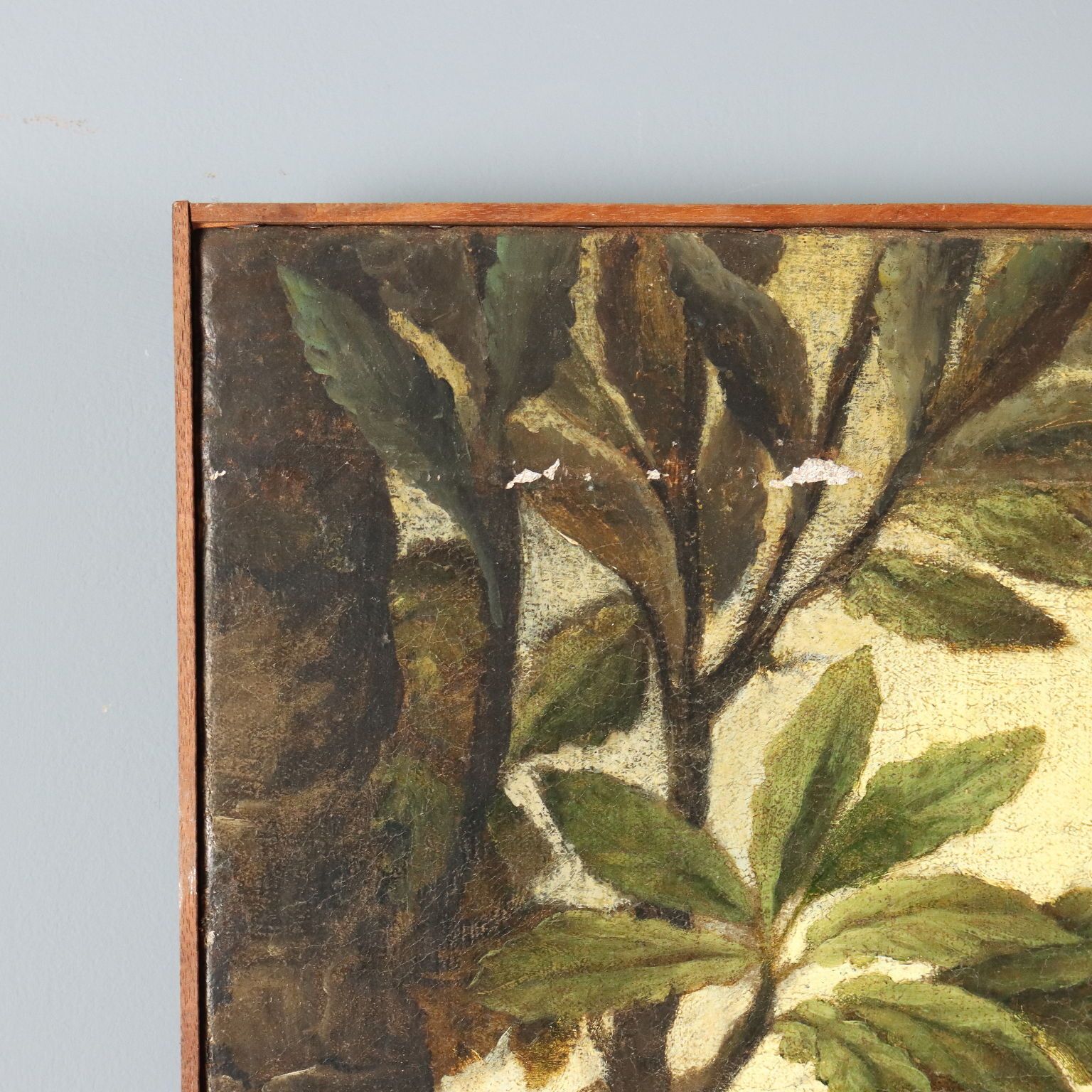photo furniture Antique Painting Saint Joachim And The Angel Oil On Canvas XVI Century