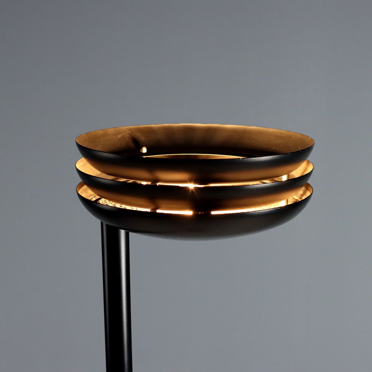 Vintage Floor Lamp Enamelled Aluminium Design Italy 1980s photo for sale