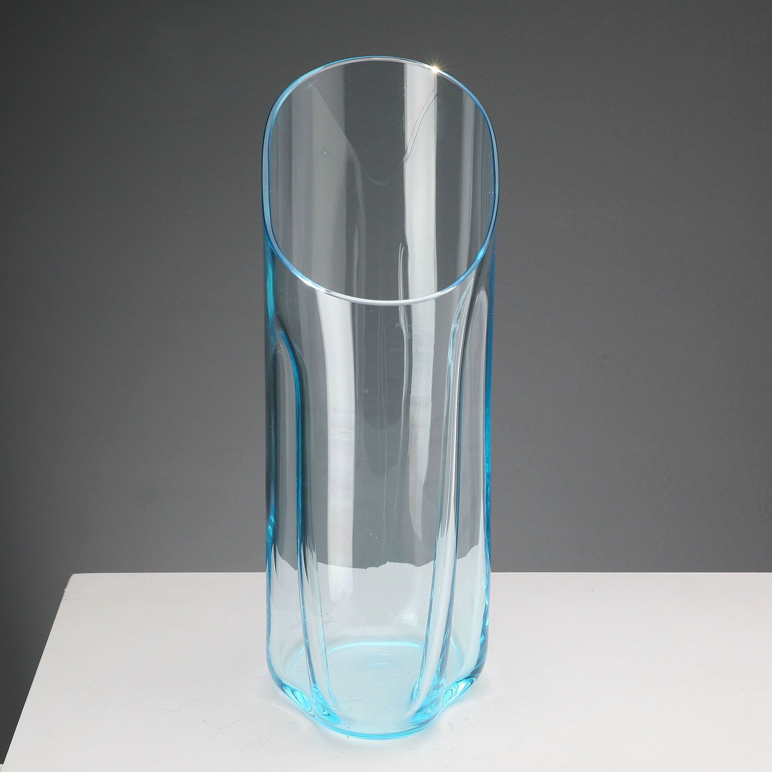 Vintage Vase Cenedese & Albarelli Glass Design Italy 1980s photo Home Decor