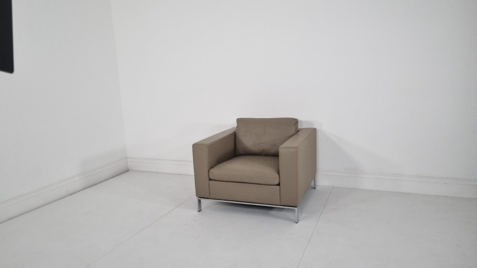 Walter Knoll 503 Armchair In Bamboo Leather Excellent Condition #1 photo Furniture