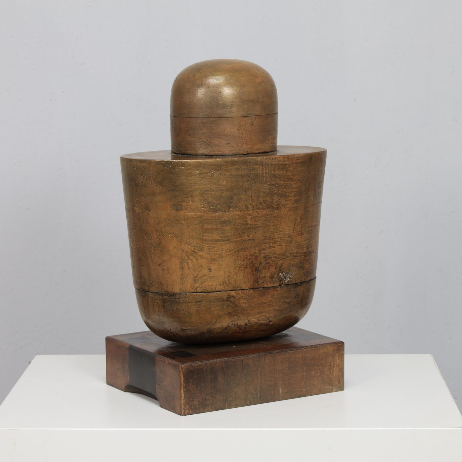 Holey Grail  Monumental Sculptural Form In Wood By Annet Gaaikema, 1980s photo for sale