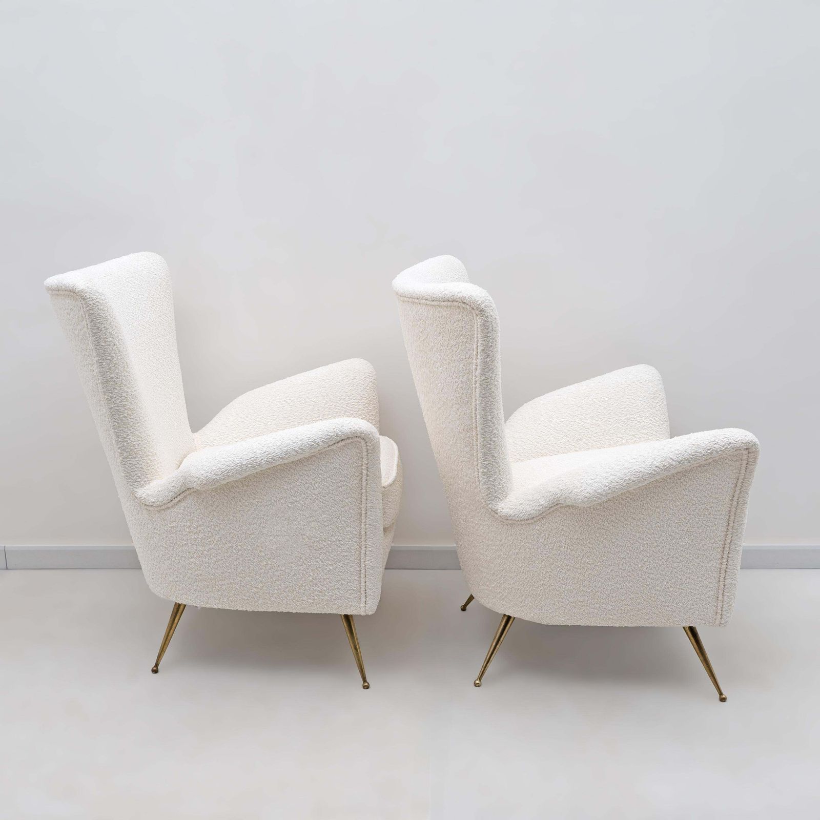 Furniture Gio Ponti Art Dèco Italian Lounge Armchair From Hotel Bristol Merano, 50s, Pair photo