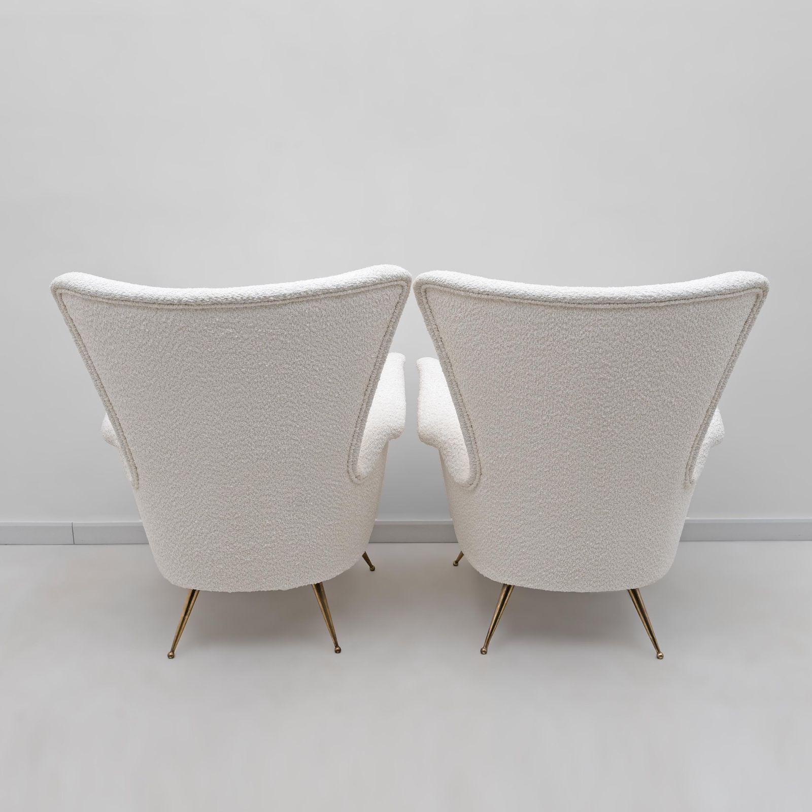 5083.0 Gio Ponti Art Dèco Italian Lounge Armchair From Hotel Bristol Merano, 50s, Pair photo