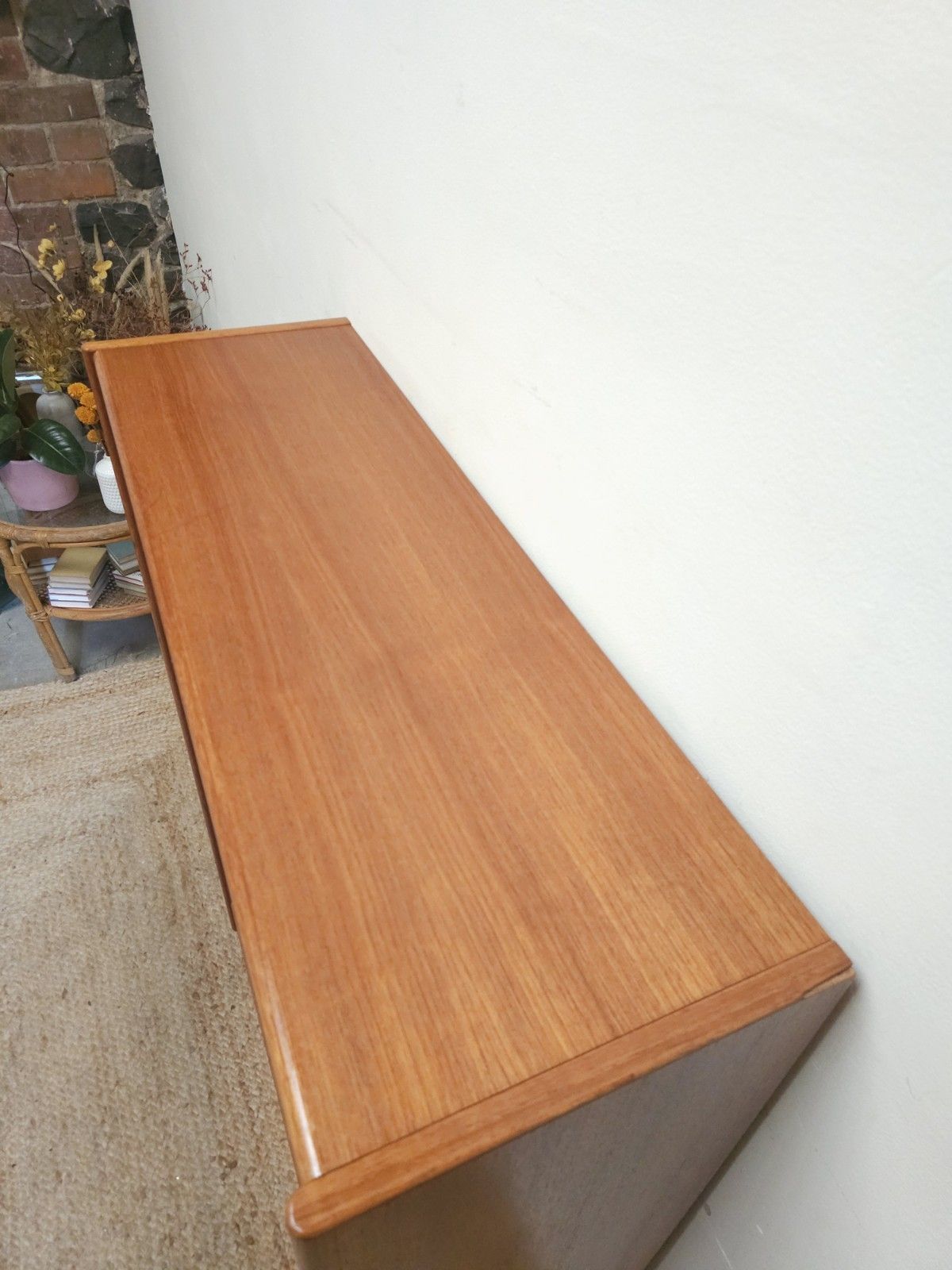 Mid Century Shelves Teak Vintage Freestanding Book Shelf Unit Retro Delivery photo vintage
