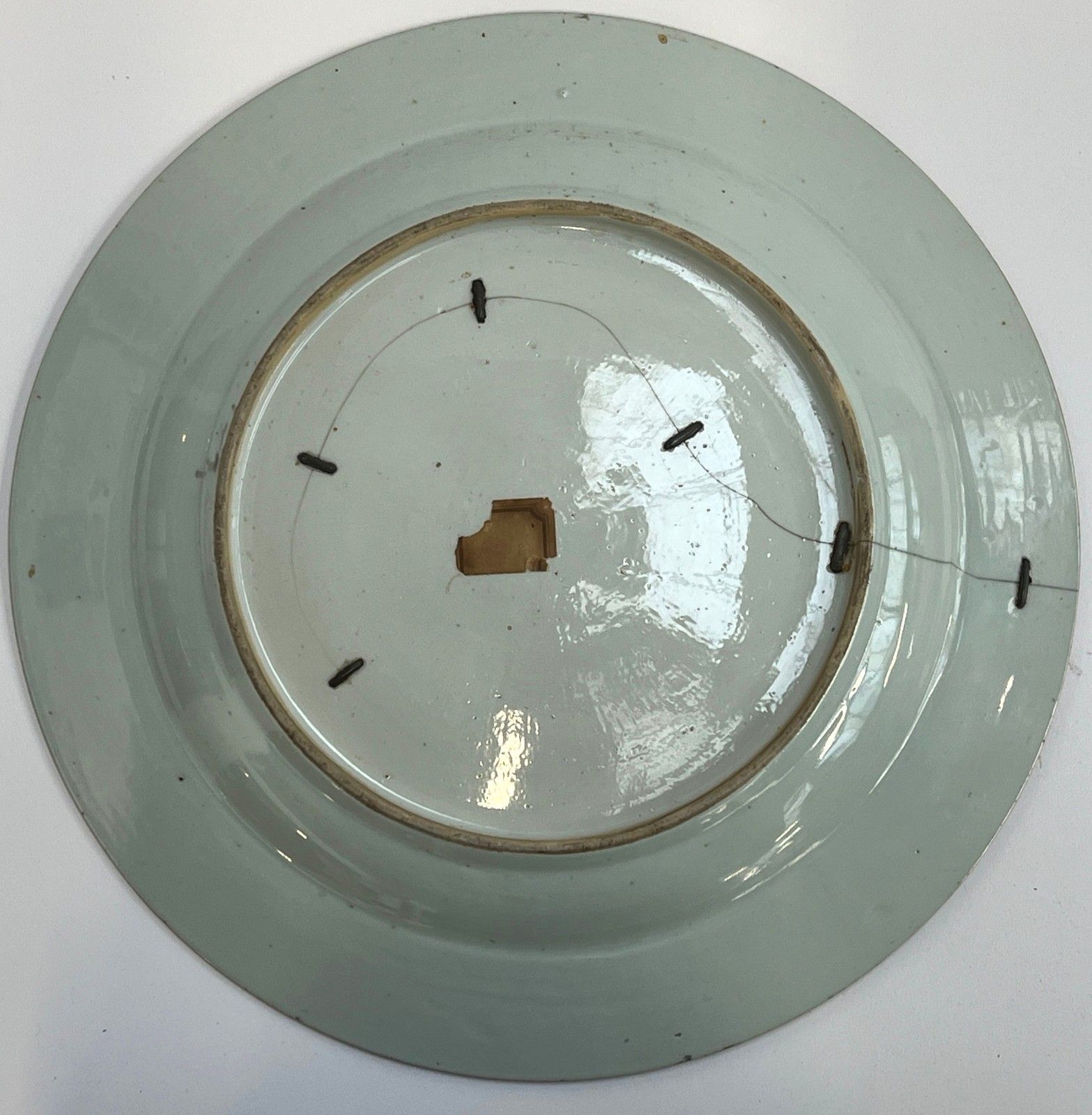 Huge! 18thc Chinese Export Qianlong Period Famille Rose Porcelain Charger Plate photo Home Decor
