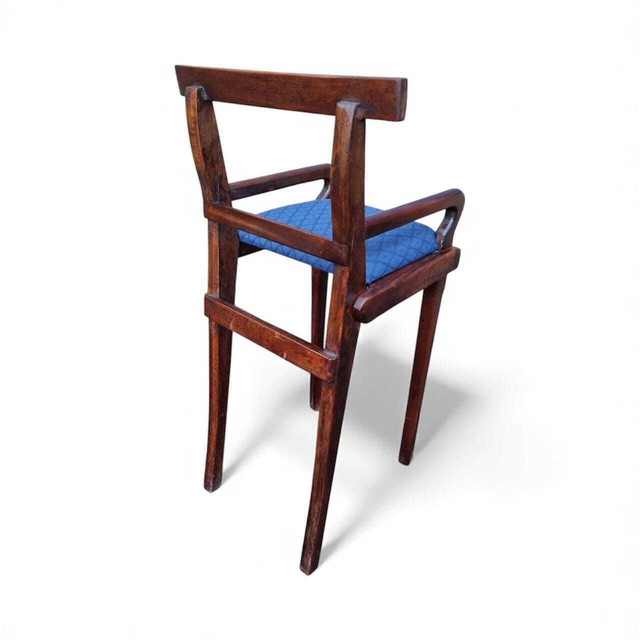 Vintage Children Wooden Chair With Arms / C. 1930 photo Furniture