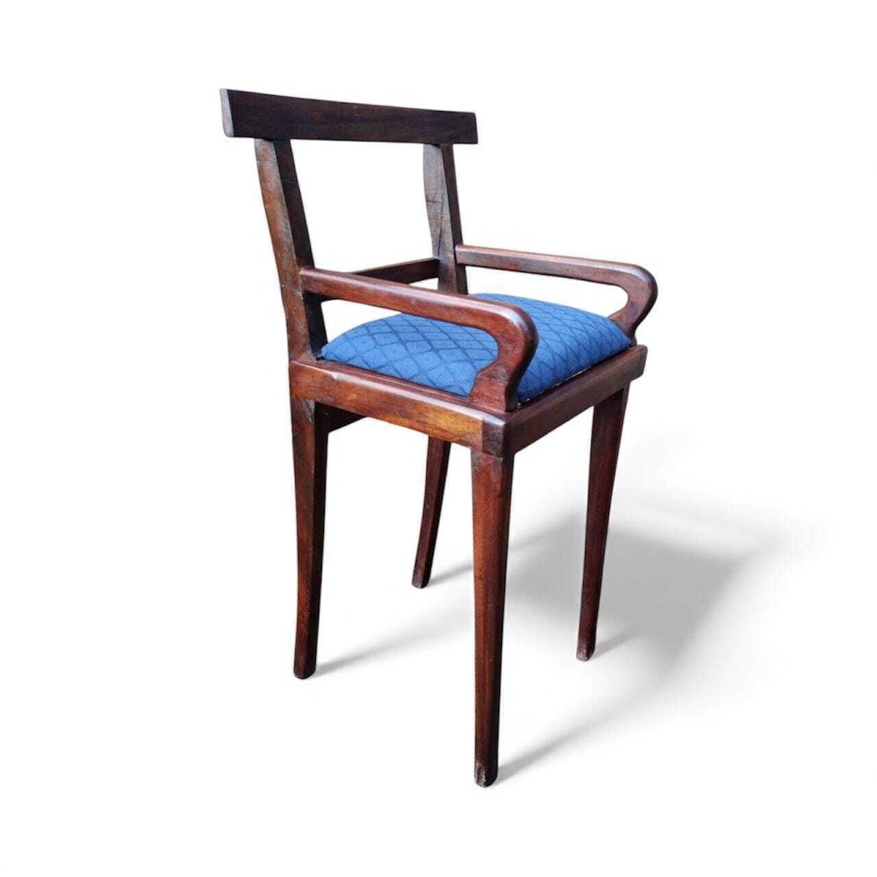 Vintage Children Wooden Chair With Arms / C. 1930 photo vinterior