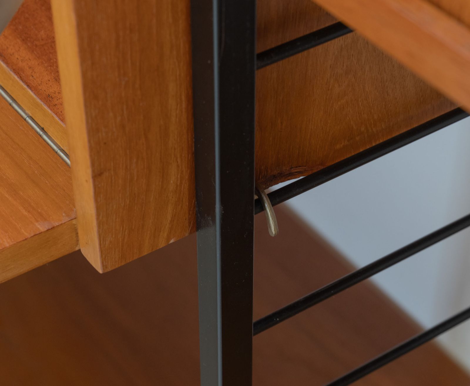 photo buy Mid Century Ladderax Six Bay Shelving System, Desk Drinks Cabinet Staples