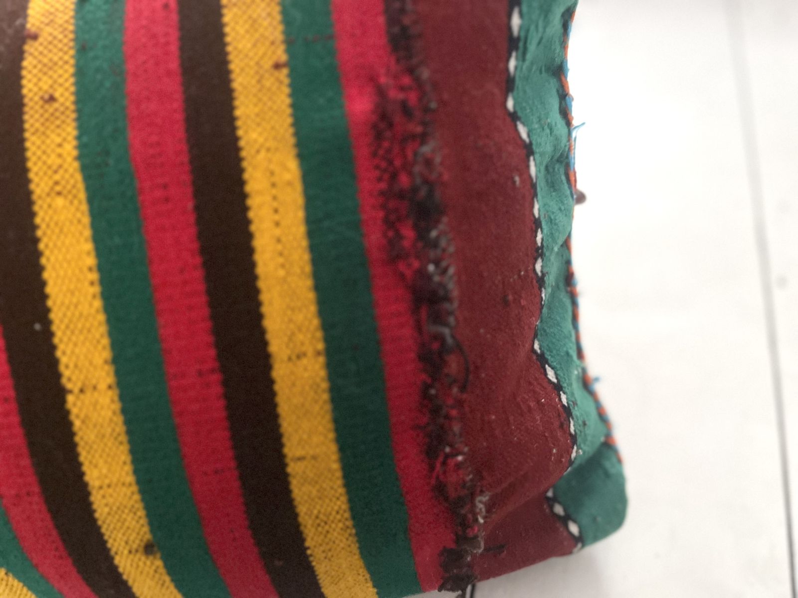 Vintage Moroccan Berber Pillow 39 Cm X 54 Cm Kilim Cushion Cover photo vinterior