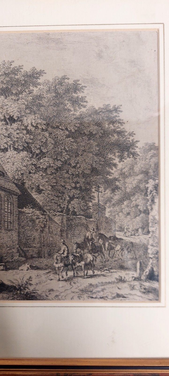 Kobell Frrdinand Von Chapel In The Forest Etching Mid 18th Century photo for sale