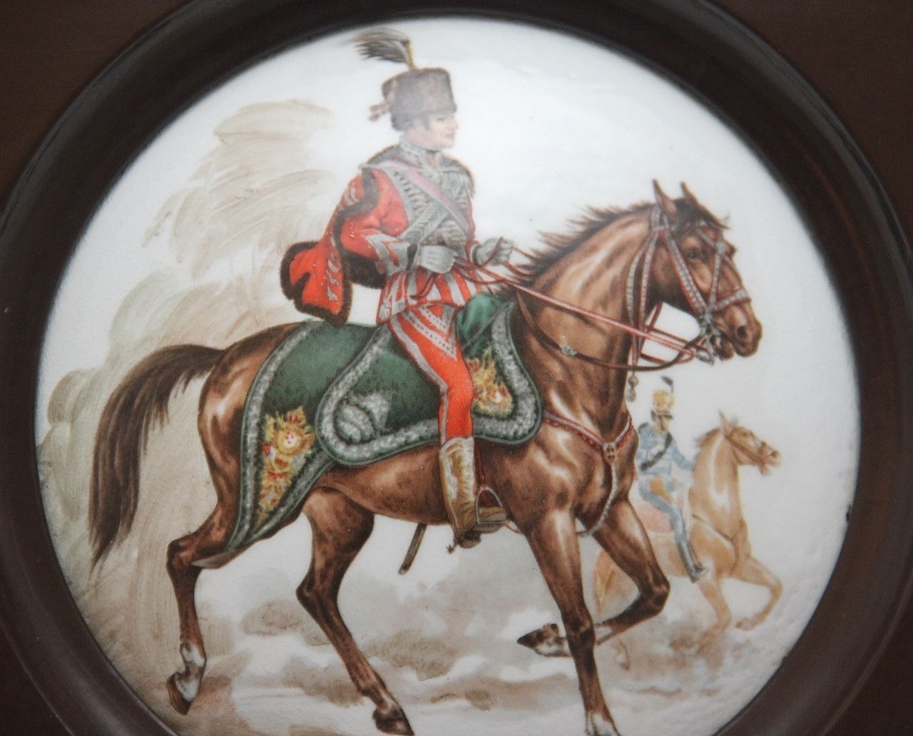 Early 20th Century Porcelain Wall Plaque photo furniture