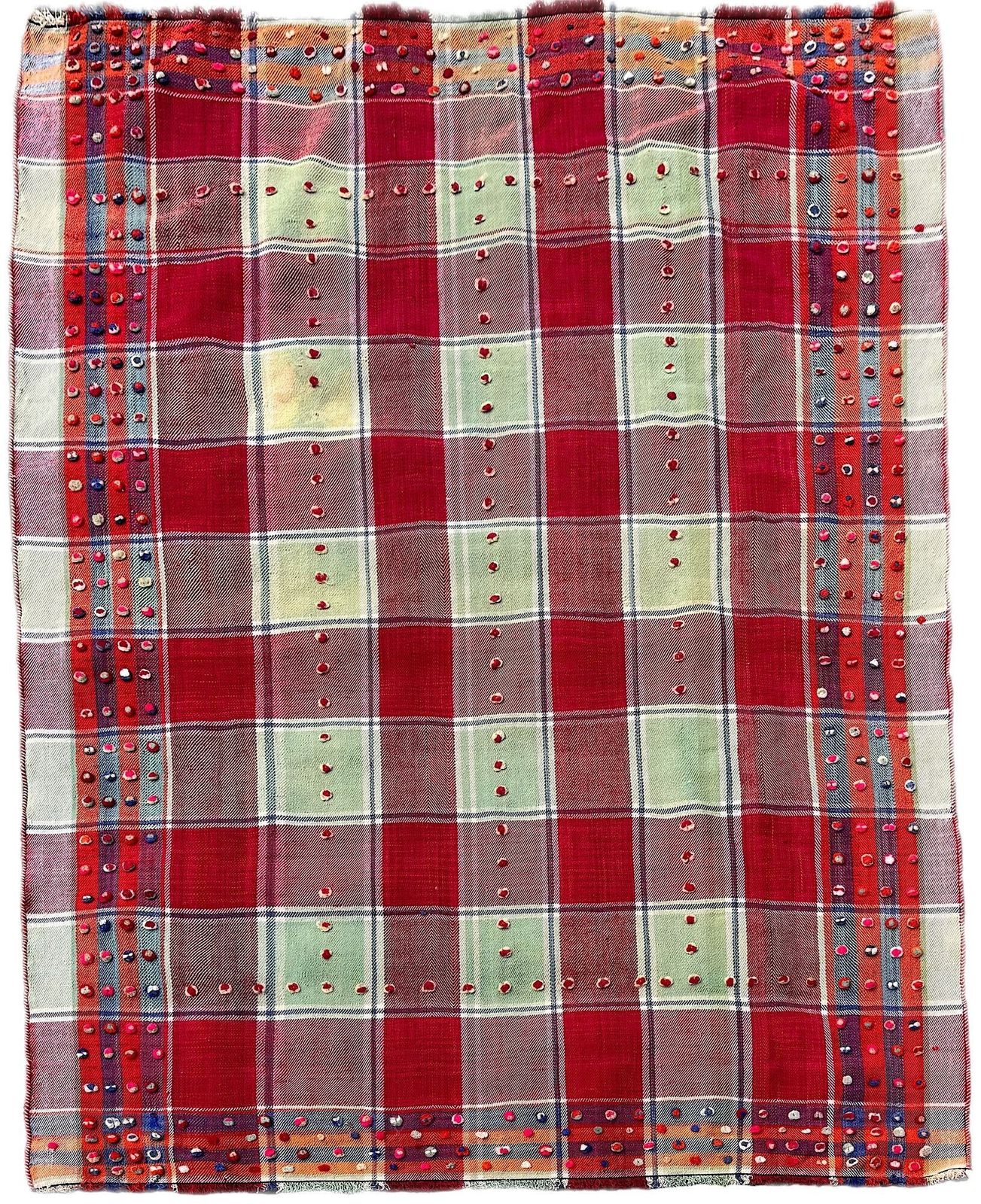 Vintage Jajim Kilim 2.18m X 1.58m