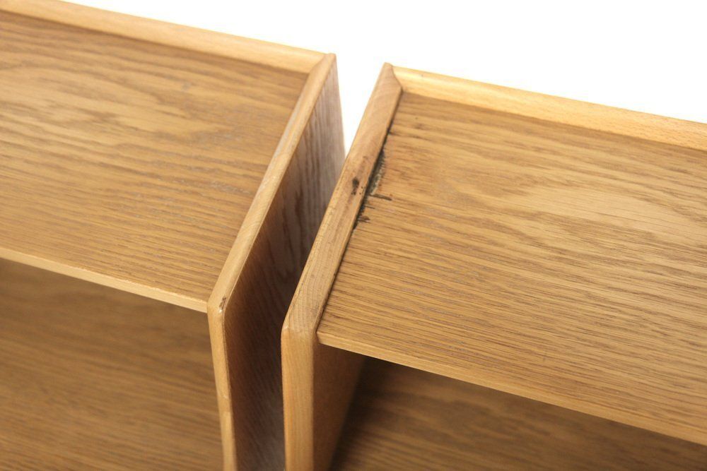 Vintage Scandinavian Oak Bedside Tables, 1960, Set Of 2 photo Furniture
