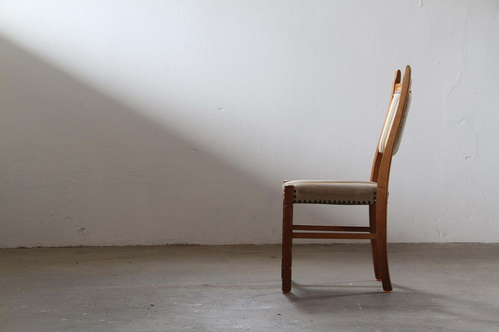 Vintage 1960s Danish Oak Dining Chairs Style Of Henning Kjærnulf, Denmark photo vintage