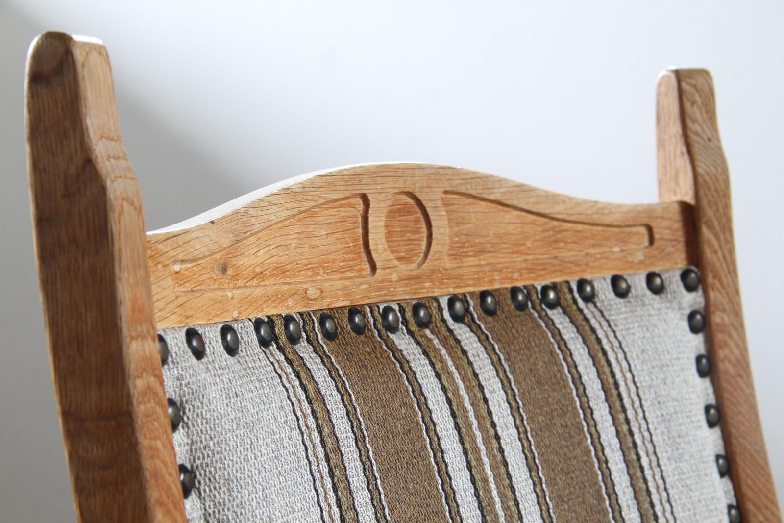 photo buy Vintage 1960s Danish Oak Dining Chairs Style Of Henning Kjærnulf, Denmark
