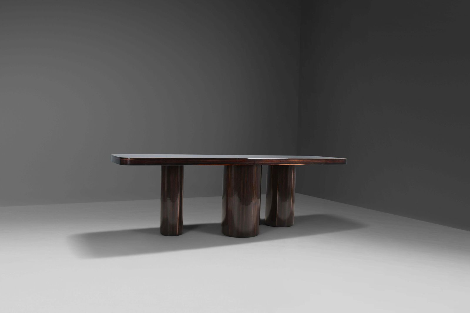 Exceptional Zebrano / Zebra Wood Console / Room Divider Made In Italy, 1970s photo furniture
