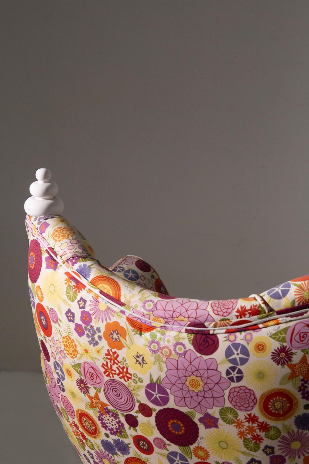 photo buy Rare Italian Armchair By Ken Scott From The Space Age Period, Designer Fabric