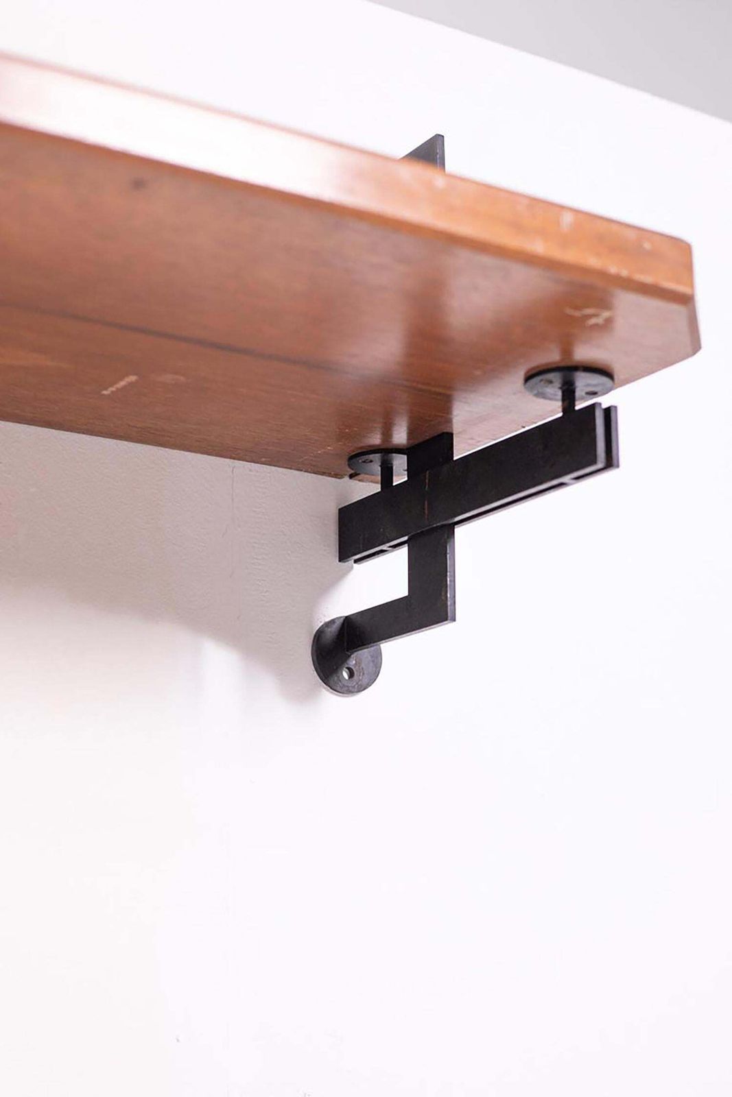 Modular Italian Bookcase Made Of Shelves And Brackets By Studio Bbpr Attr. photo vintage