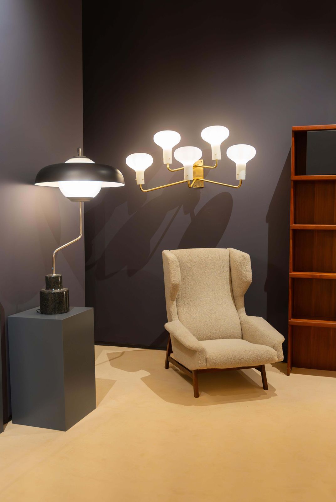Lighting Mid Century Pair Of Wall Lights " Lp12" By Ignazio Gardella, Azucena, 1960s photo