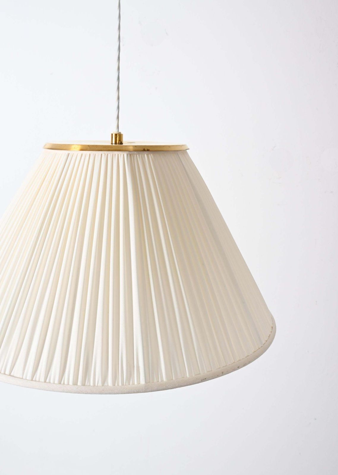 Heigh Adjustable Silk Pendant Light By Josef Frank Model 1844 photo 2549.0