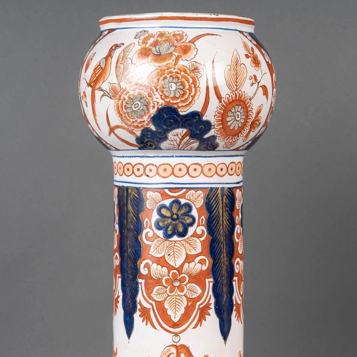 Pair Of Vases In Glazed Terra Cotta, Samson, 19th Century Or Early 20th Century. photo for sale