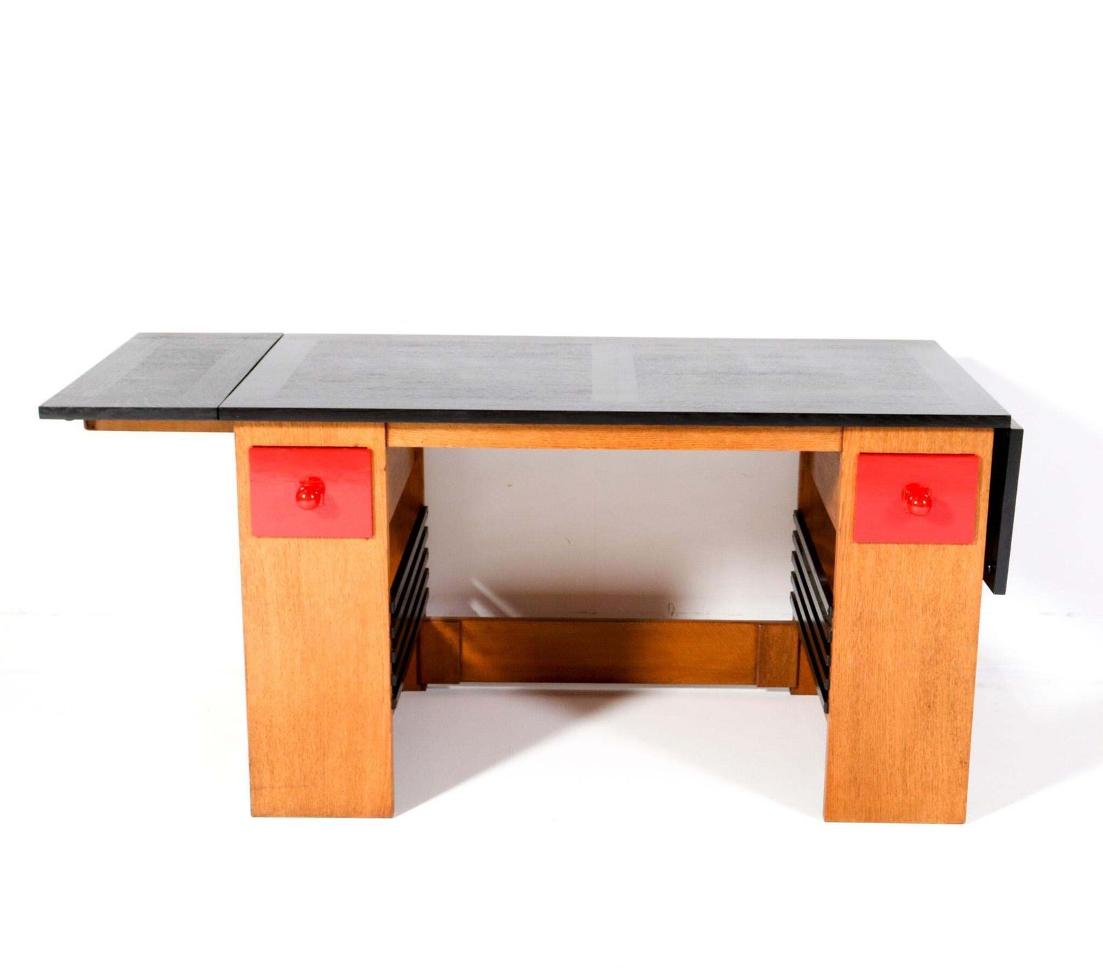 Art Deco Modernist Desk Or Writing Table By Hendrik Wouda For Pander, 1920s photo vinterior