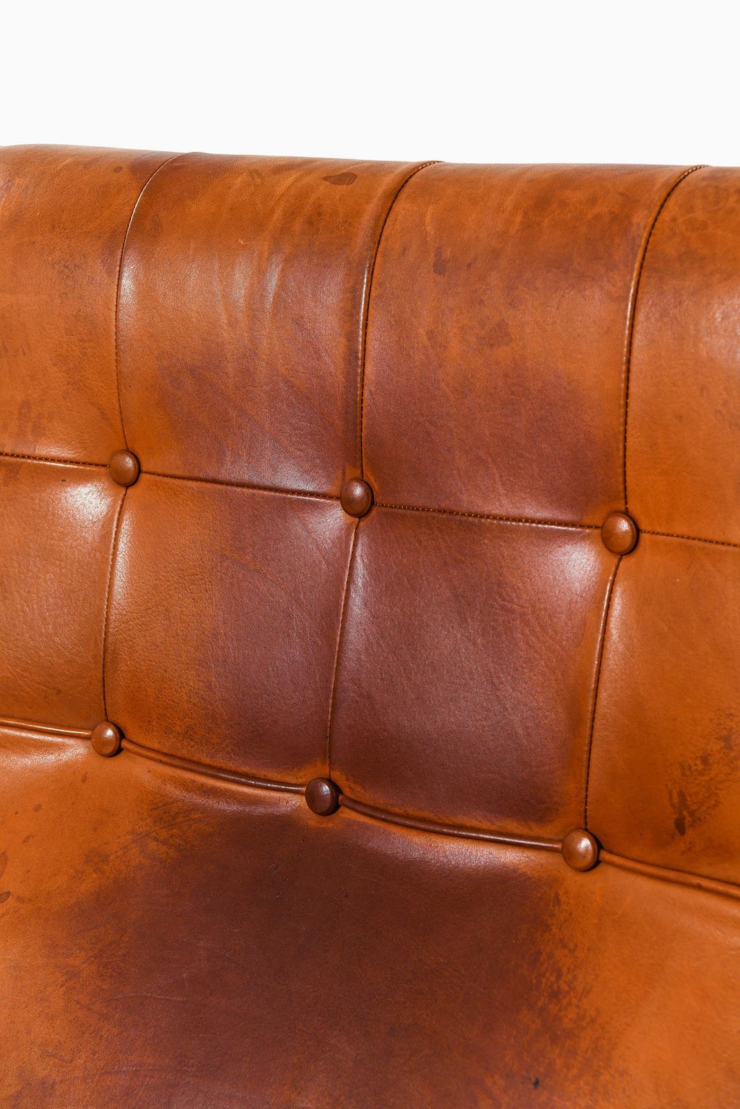 Set Of 2 Easy Chairs In Leather And Teak By Ib Kofod Larsen, 1950s photo 14614.0