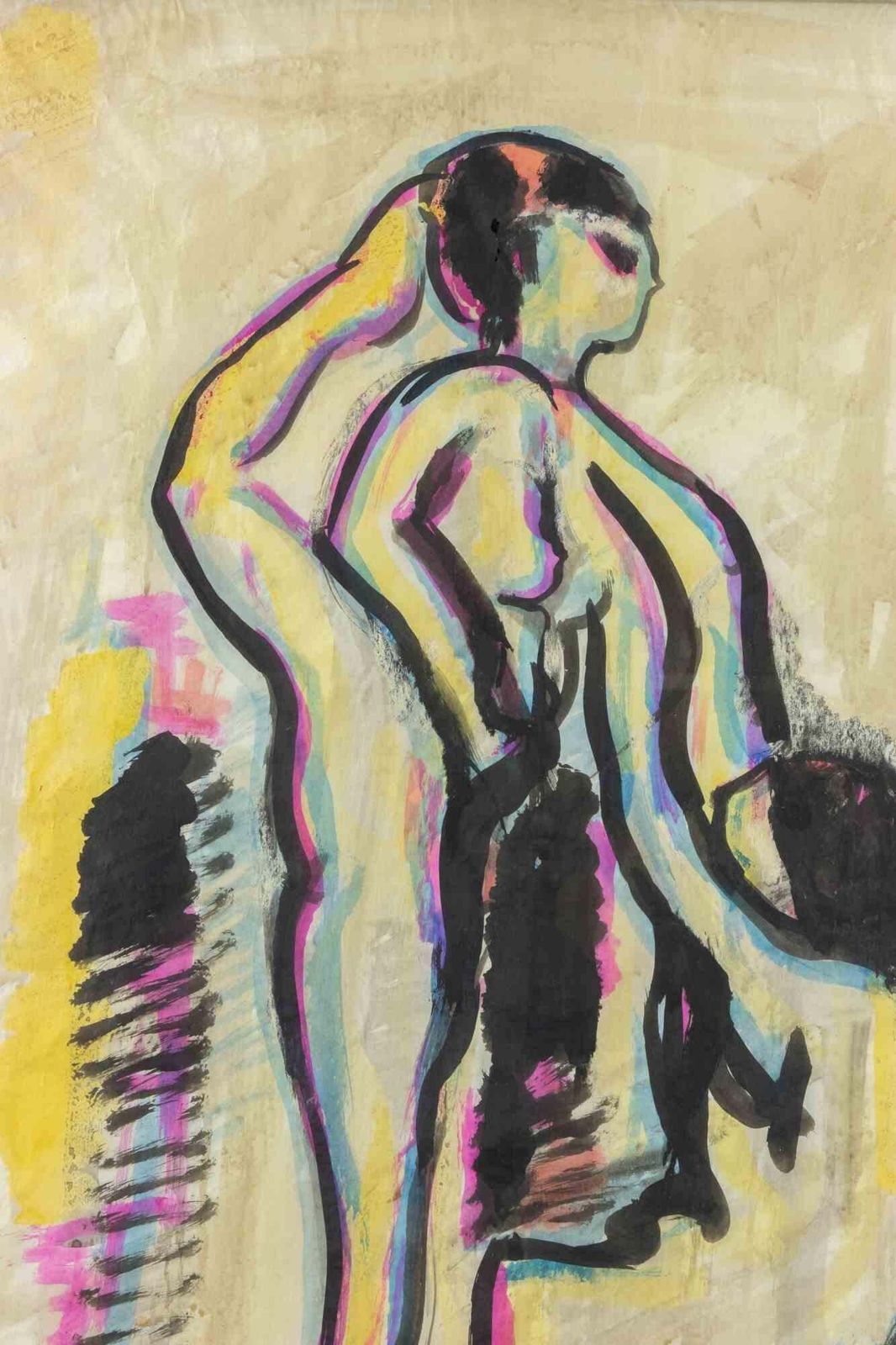 Sirio Pellegriniwarm Up   Watercolor By Sirio Pellegrini   1960s1960s photo furniture