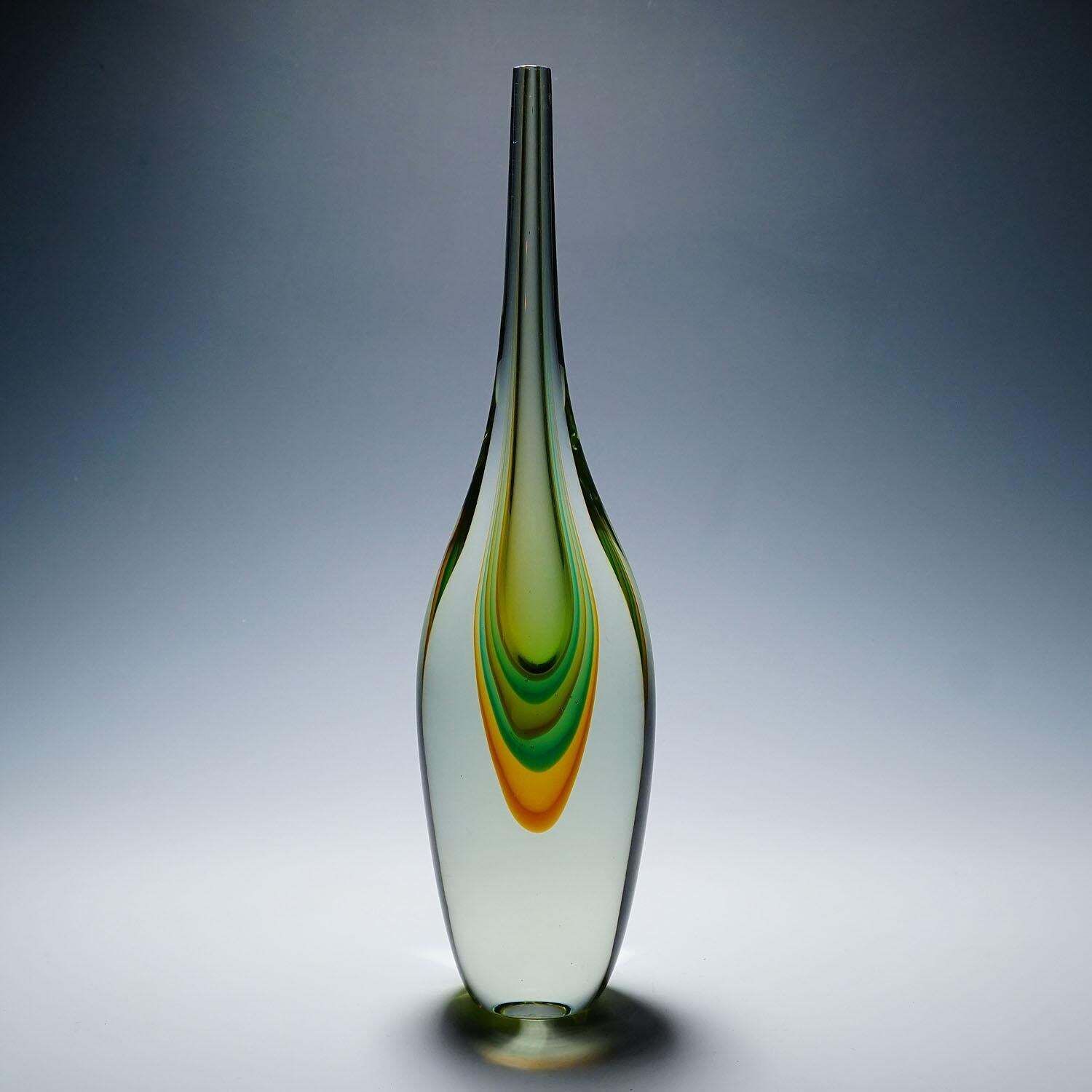 Alfredo Barbini Large Vetro Sommerso Vase Venice Ca. 1960s photo Home Decor