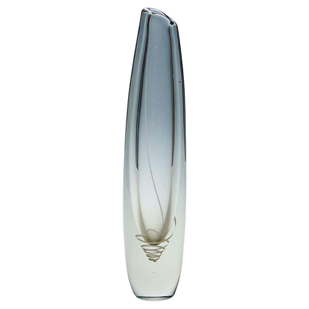 Art Glass Vase Serpente By Gunnel Nyman For Nuutajarvi Notsio
