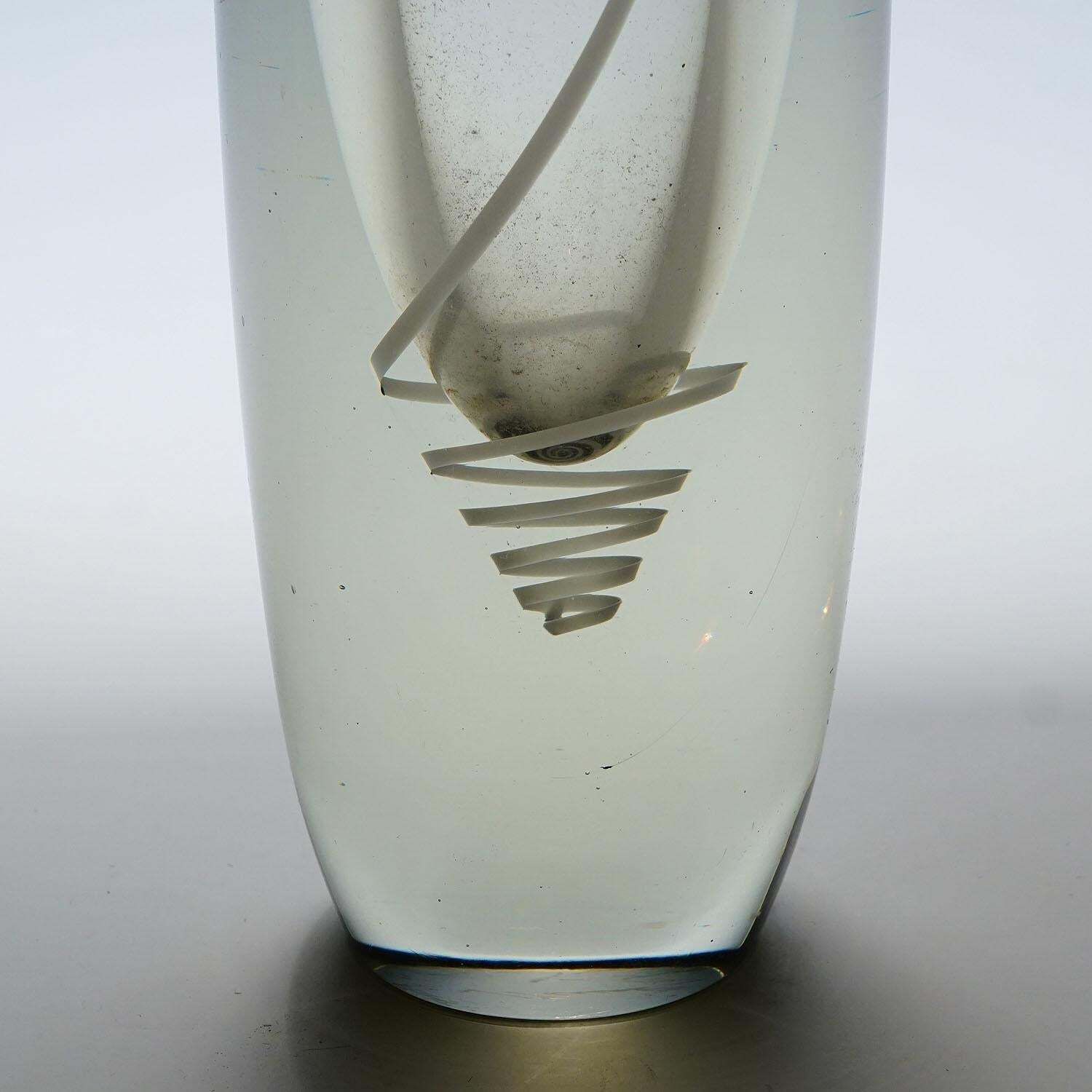 Art Glass Vase Serpente By Gunnel Nyman For Nuutajarvi Notsio photo 3454.0