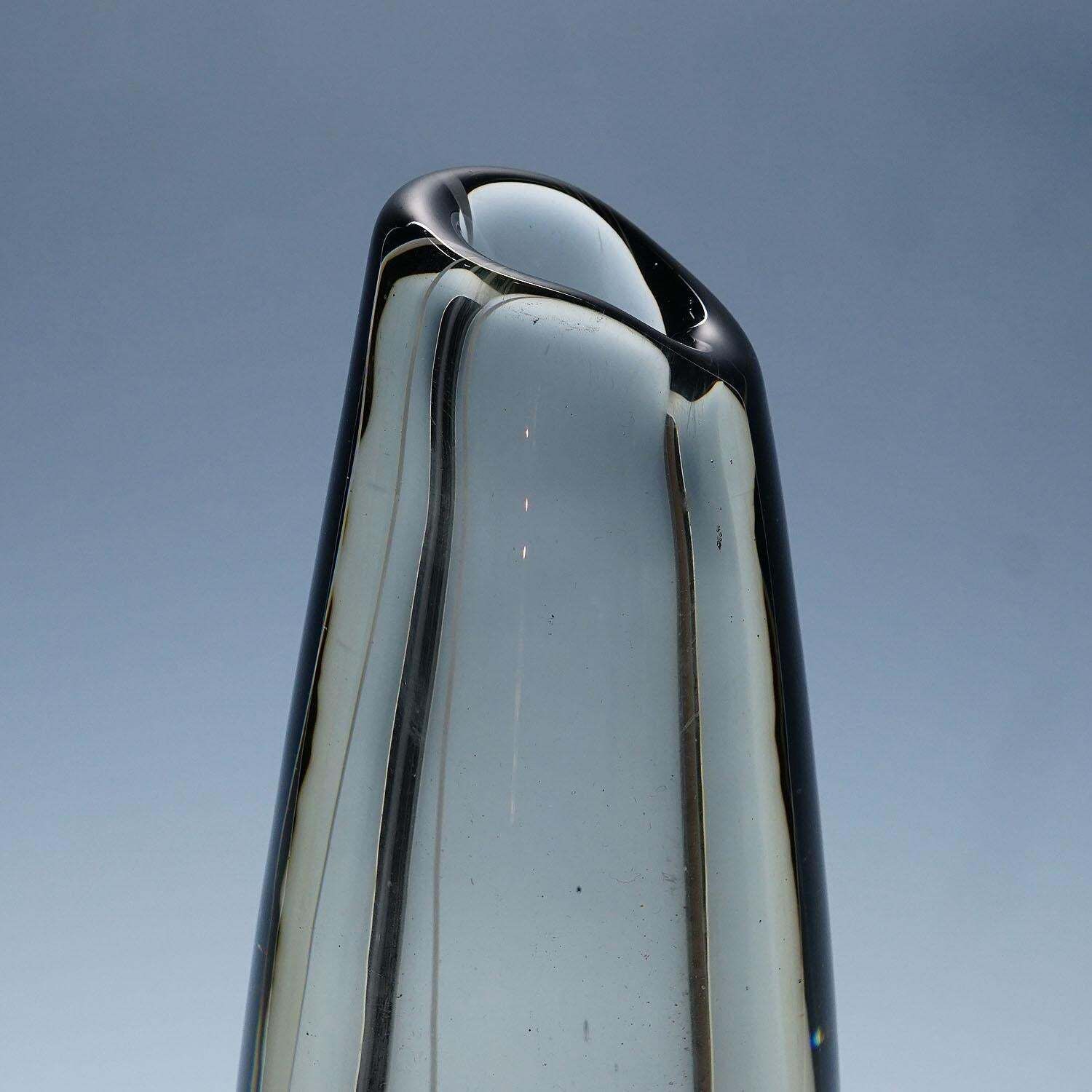 Art Glass Vase Serpente By Gunnel Nyman For Nuutajarvi Notsio photo buy