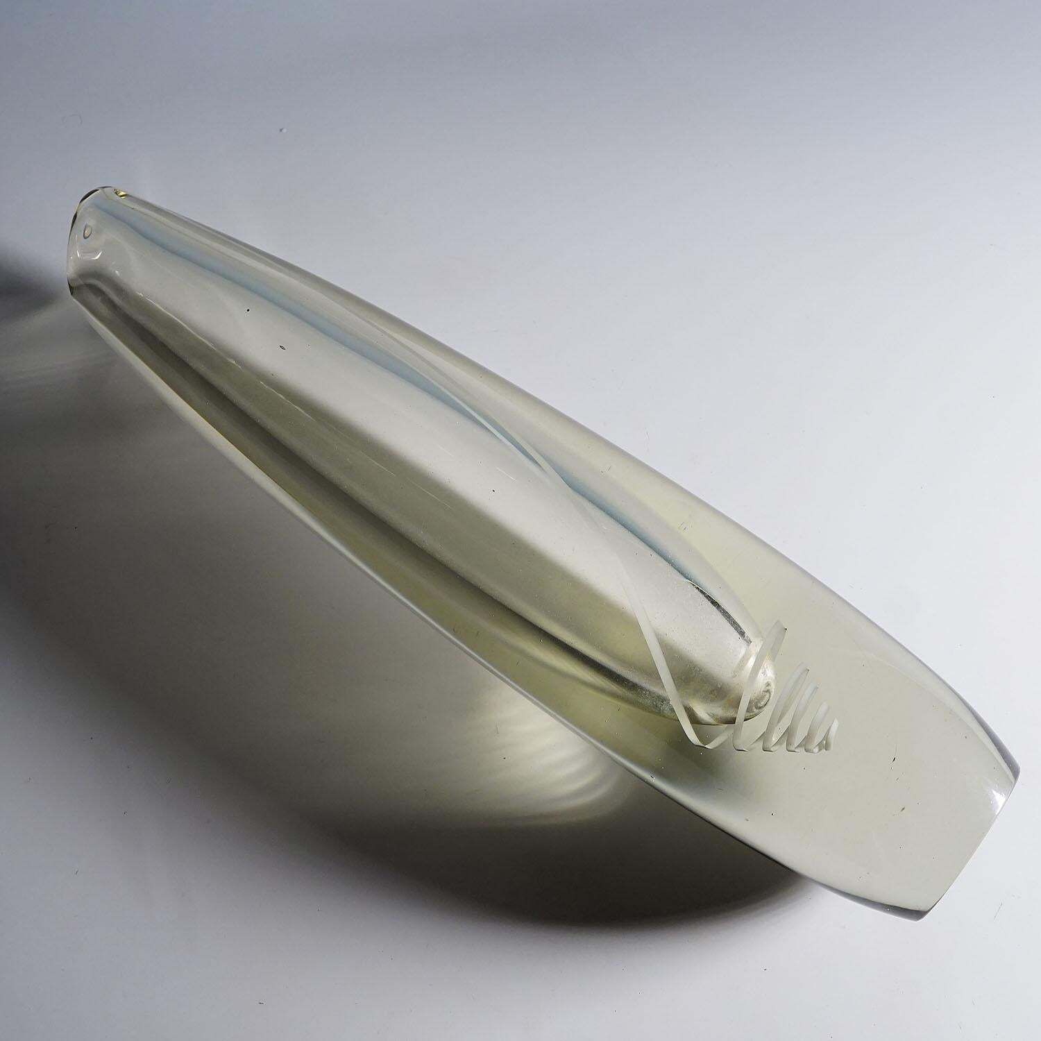 Art Glass Vase Serpente By Gunnel Nyman For Nuutajarvi Notsio photo vintage