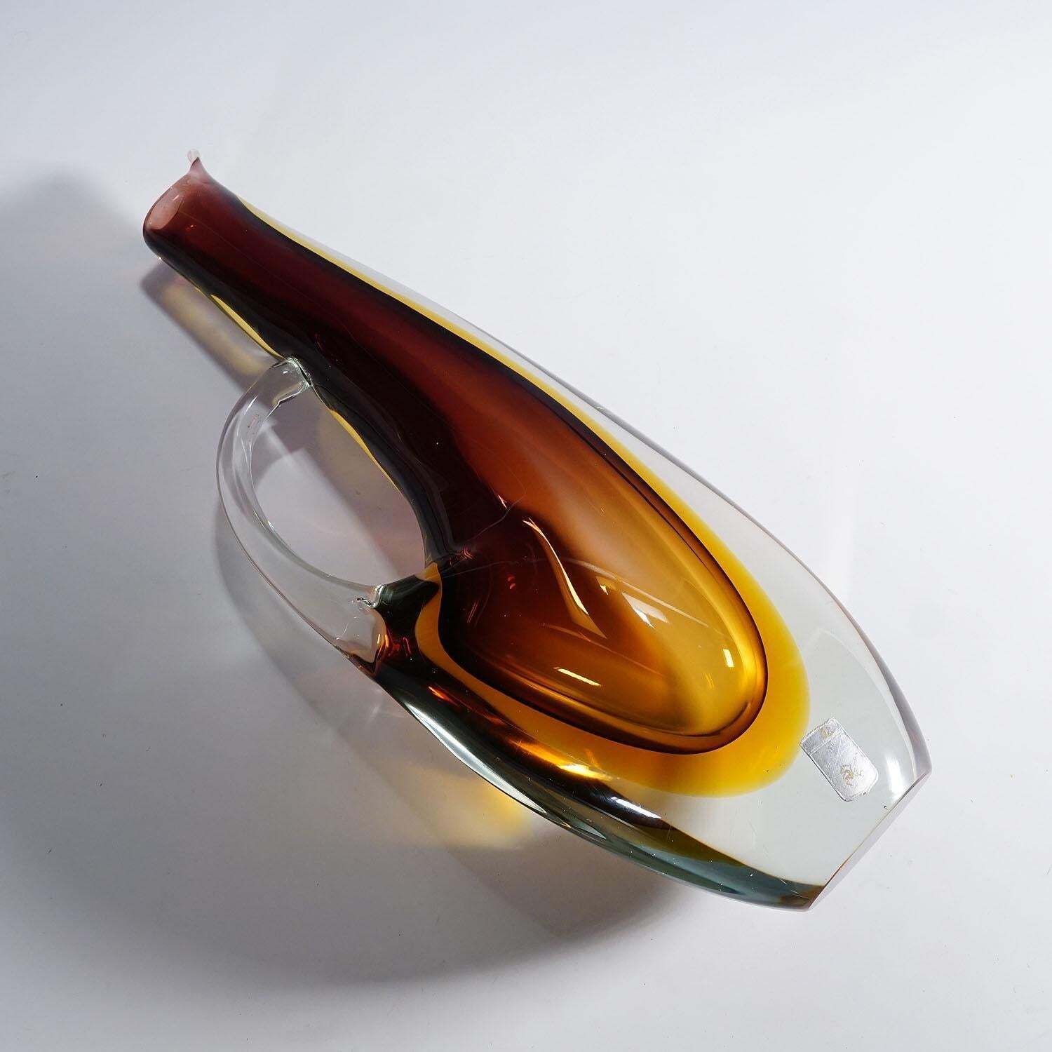 photo furniture Vintage Murano Sommerso Glass Jug By Arte Nuova 1950s