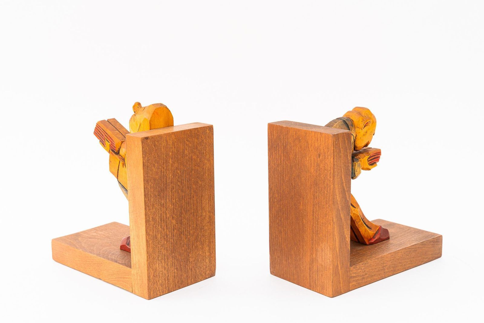 photo furniture Art Deco Carved Bookends Around 1920s